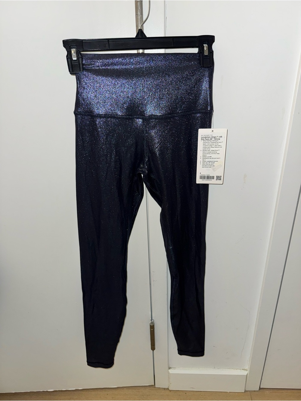 Lululemon Align No Line ribbed HR 28” size 4 leggings